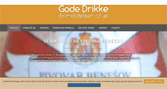 Desktop Screenshot of godedrikke.dk